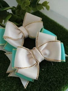 Hair Bow Set Glitter Solid Colors Baby Toddler Kids Hair Accessories - Picture 1 of 8