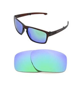 NEW POLARIZED GREEN REPLACEMENT LENS FOR OAKLEY SLIVER ROUND SUNGLASSES - Picture 1 of 4