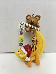 Garfield & Pooky Christmas Visions of Sugarplumz-z-z Carlton Cards Ornament 2004 - Bild 1 von 4