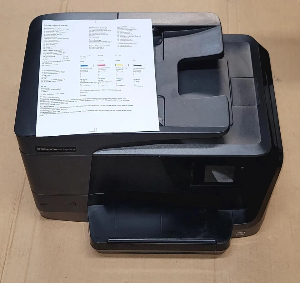 HP OfficeJet Pro with Page5000 All-in-One Wireless Printer M9L65A - Image 1 of 1