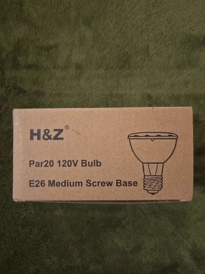 PAR20 Flood 39W 120V 480 Lumens- 2 Pack PAR20 Flood Light Bulbs with E26 Base - Image 1 of 4