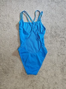Nike Solid One Piece Cut Out Badeanzug, Größe 4 - Bild 1 von 5