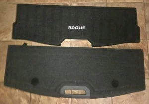 2014-2020 Nissan Rogue Rear Trunk Cargo Floor Board Black Carpet 849B8 4BA0A - Picture 1 of 7