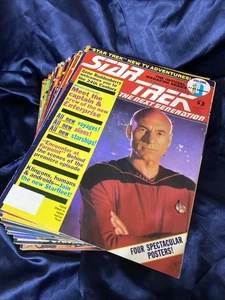 Star Trek The Next Generation TNG Official Magazine Lot (28) VG OOP RARE - Bild 1 von 9