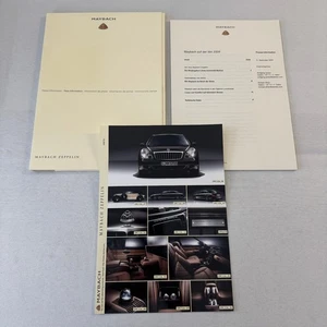 2009 Maybach 62 Zeppelin Auto Pressemappe Foto Prospekt DEUTSCH - Bild 1 von 12