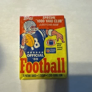 1989 Topps Football Wax Pack Possible Troy Aikman - Picture 1 of 2