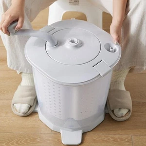 Hand Cranked Washing Machine, Hand Operated Washer Compact Portable Hand Crank - Picture 1 of 4