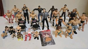 WWE Wrestling Action Figure Toy Bundle Lot 18+ Cena Rock Rod Roddy J. Bradshaw - Picture 1 of 15