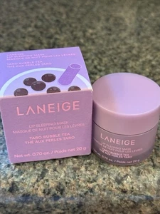 Laneige Lip Sleeping Mask Taro Bubble Tea~NIB~0.7 Oz/20g~Full Size - Picture 1 of 7
