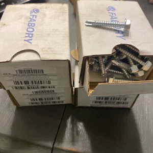 Self Drilling Screws Hex Washer Head Steel Zinc Plated 1/4”x1 1/2” NIB  F1 - Picture 1 of 4