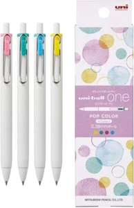 Mitsubishi Pencil Uni-Ball One Gel Ballpoint Pen H.UMNS38PP4C 0.38mm - Picture 1 of 5