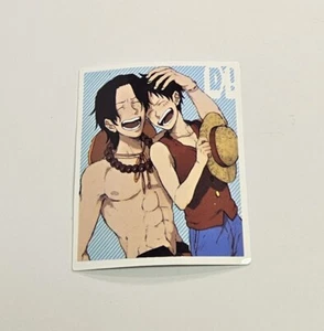 Luffy & Shanks Laptop Sticker / One Piece Characters Skateboard Decal - Picture 1 of 6