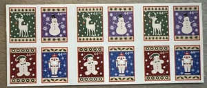 US Scott 4428b 44c 2009 Winter Holidays Convertible Booklet Pane Of 20 VF-MNH - Picture 1 of 3