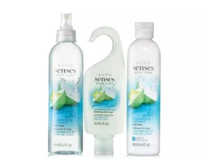 Avon Senses SPARKLING STARFRUIT & COCONUT 3 Piece Set ~ SEALED ~ NEXT DAY SHIP - Picture 1 of 8