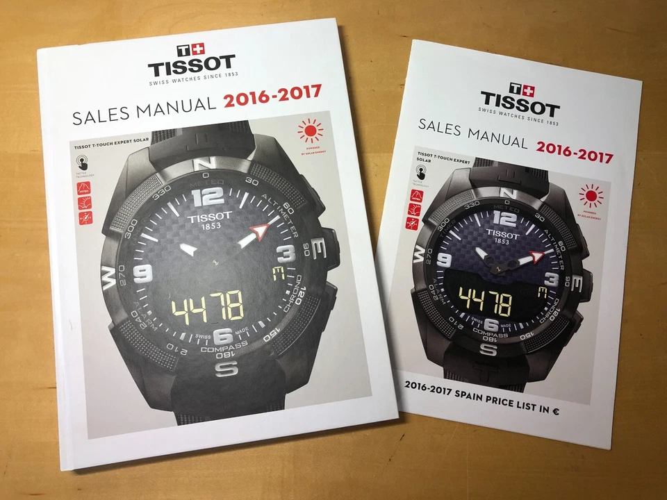 TISSOT Sales Manual General Catalogue 2016 2017 - Watch Collection - Spanish Foto 1 de 4