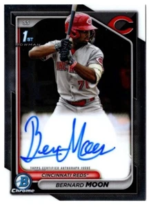 BERNARD MOON - REDS - ON CARD AUTO - 1ST BOWMAN - Bild 1 von 2