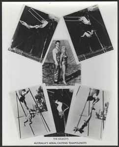 1960s The Kelroys Original Photo Still Australia's Aerial Trapeze Performers - Picture 1 of 2