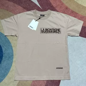 Jacquemus La Montagne Hiver Beige Tee Size XS NWT - Picture 1 of 5