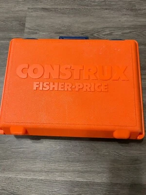 Lote de piezas Fisher Price Construx con estuche naranja - Paquete de energía espacial militar años 80 Foto 1 de 4
