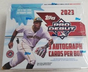 2023 Topps Pro Debut Factory Sealed Jumbo Hobby Box! 3 AUTOs!!!