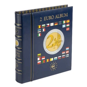 Brand New Leuchtturm Lighthouse Vista 2-Euro Coin Album with 4 Coin Sheets - Picture 1 of 2