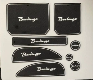 CITROEN BERLINGO 2020+  INTERIOR DASHBOARD GATE PADS - (LEFT HAND DRIVE) - WHITE - Picture 1 of 6