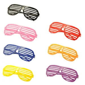 7PC Large Size Neon Party Rave EDM EDC Eyewear Shades Adult Glasses Frame Set3 - Picture 1 of 8