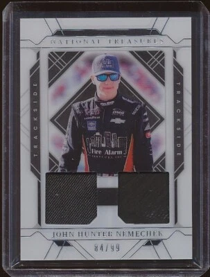 #/99 2022 National Treasures Racing John Hunter Nemechek Trackside Dual Relic - Image 1 of 2