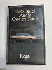 1985 Buick Regal Audio Owners Guide Cassette Tape