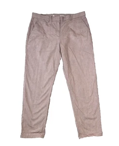 Gap Womens Khakis Pink Broken In Straight Pants Size 14R Casual Office Plus - Picture 1 of 19
