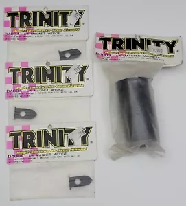 Vintage Trinity D4 Motor Parts (3) D4004 Magnet Wedge & (1) D4003 Matched Magnet - Picture 1 of 3