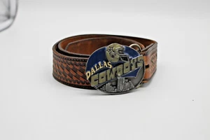 Dallas Cowboys 1990 Limited Edition Belt Buckle With Belt #7291 of 10,000 - Picture 1 of 5