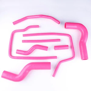 Fit Subaru Impreza WRX/STI GC8 GF8 EJ20 Ver 3-6 Radiator Heater Hose Kit Pink - Picture 1 of 8