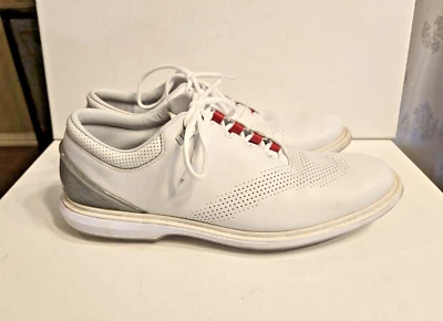 Zapatos de golf NIKE JORDAN ADG 4 blancos/rojos DM0103-105 para hombre talla 13 usados sin caja Foto 1 de 4