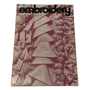Vintage RARE old Embroidery Autumn Magazine SPRING 1974,Easter Eggs,Ann Macbeth - Foto 1 di 15