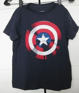 GAP KIDS: MARVEL COMICS CAPTAIN AMERICA Tee / T-shirt -  Sz S - Picture 1 of 4
