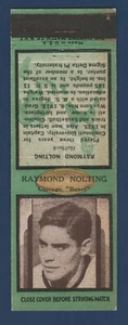 RAYMOND NOLTING 1937 DIAMOND MATCHBOOKS GREEN 37 NO 16 EX 43184 - Bild 1 von 2