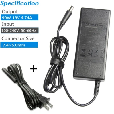 90W 19V 4.74A AC Adapter Charger Power Supply Cord For HP Pavilion All-in-One PC - Image 1 of 4