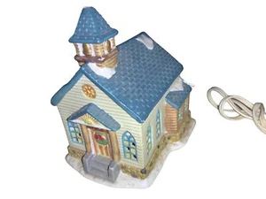 Lighted Ceramic Church Christmas Village Church - Picture 1 of 16