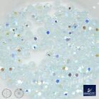 60pcs Swarovski  #5000 4mm Faceted Crystal Beads Light Azore Ab2x _ Blue