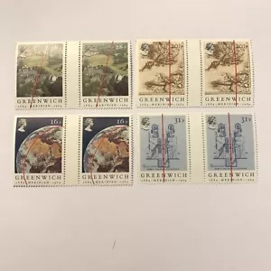 GB MINT EII 1984 Greenwich Meridian Dachrinnenpaar Satz SG1254-1257 POSTFRISCH - Bild 1 von 6