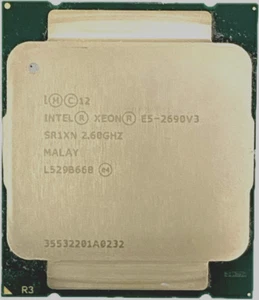 Lot of 2 Intel Xeon E5-2690v3 SR1XN 2.60 GHz Processor - Picture 1 of 1
