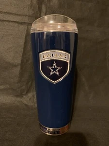 Dallas Cowboys Bicchiere Isolato Sottovuoto Tazza da Viaggio Acciaio Inox Senza S/H - Foto 1 di 6