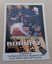 1998 Milwaukee Brewers Police - MSC - WEST BEND POLICE DEPARTMENT AND LYNN'S....