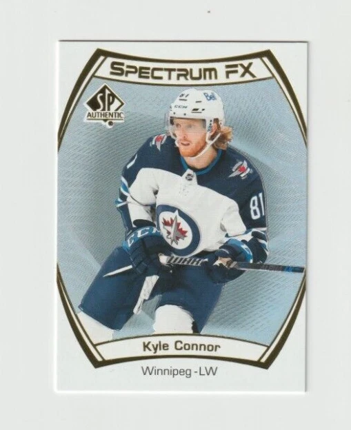 2021-22 SP Authentic SPECTRUM FX # S-34 Kyle Connor WINNIPEG JETS - Image 1 of 2