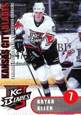 2000-01 Kansas City Blades #3 Bryan Allen