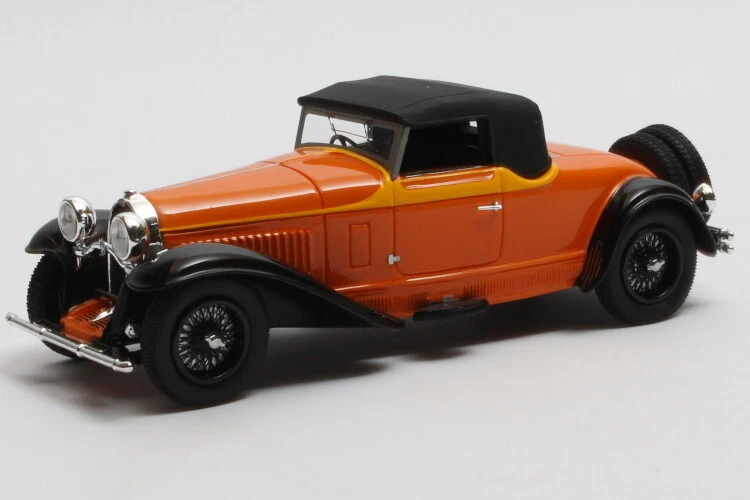 Matrix 1:43 Bugatti T46 Cabriolet de Villars 1930 Orange Brown MX50205-062 - Image 1 of 1