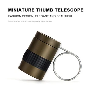 2.5x17.5 Thumb Miniature Binoculars Mini Monoculars HD Hiking Camping Travel - Picture 1 of 8