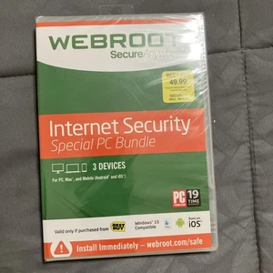 Webroot Secure Anywhere Internet Security - Picture 1 of 5