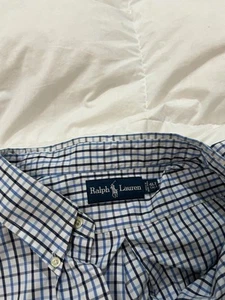 Black/White/Blue Polo Shirt 4LT Tall - Picture 1 of 4